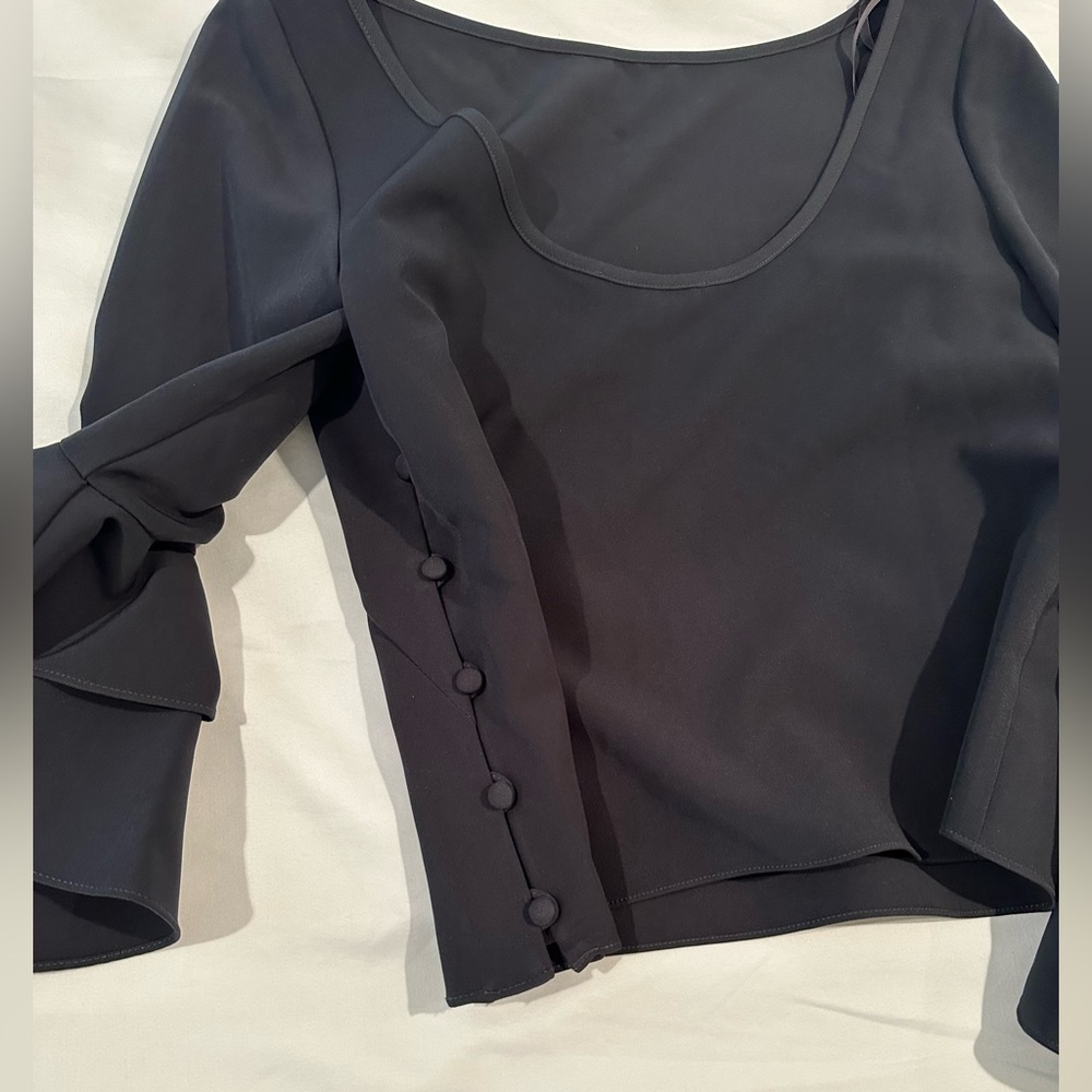 NWOT - Milly Annie Top - Navy Blue - Size 6 - Picture 4 of 5
